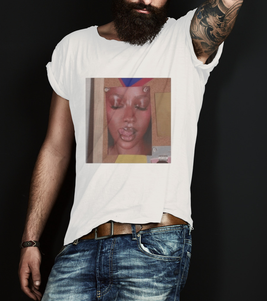Candy Justine Skye Album Artwork With Portrait And Corkboard Accents T-Shirt
