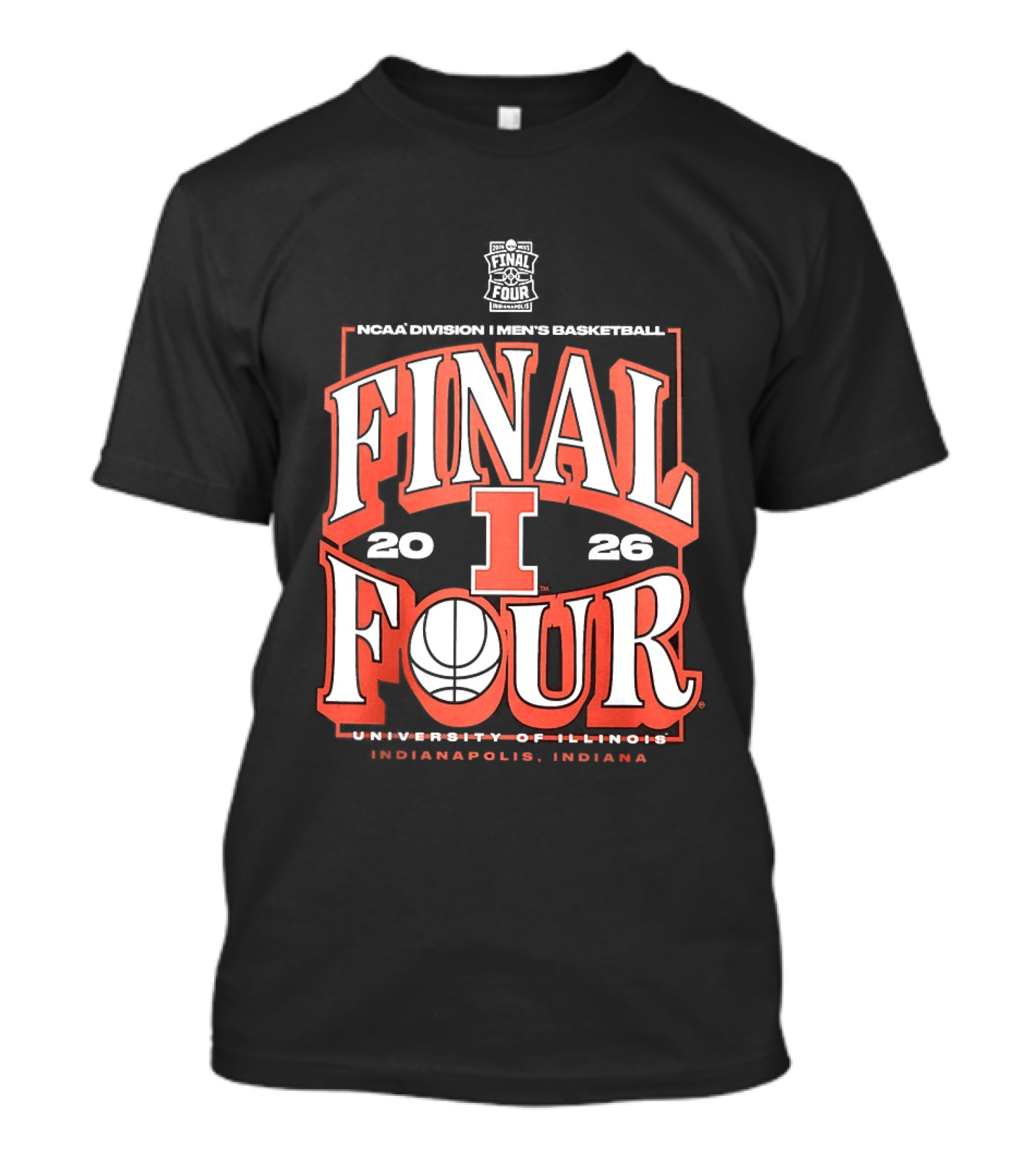 NCAA Division I Men's Basketball Final Four 2026 University Of Illinois Indianapolis T-Shirt