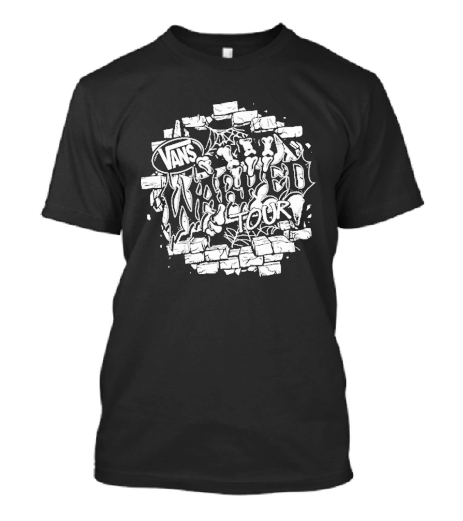 Vans Warped Tour Punk Rock Chaos Brick Wall T-Shirt