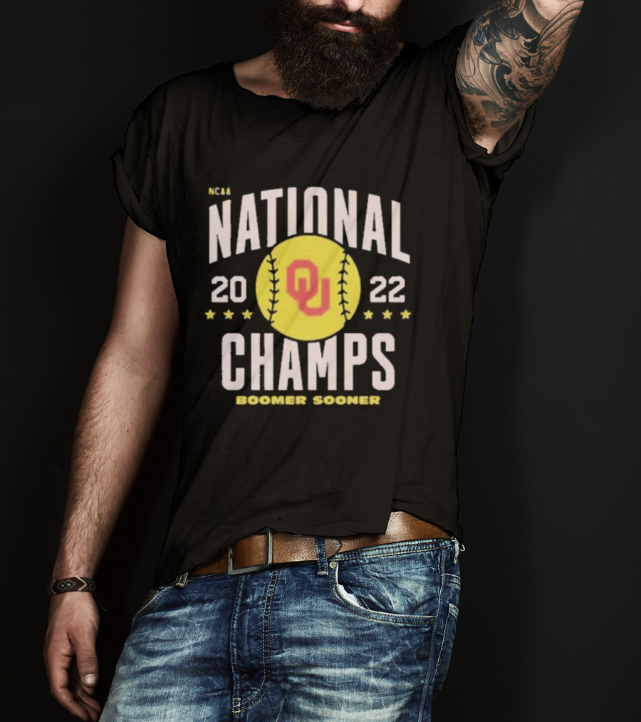 2022 Oklahoma National Champs Boomer Sooner OU Softball T-Shirt