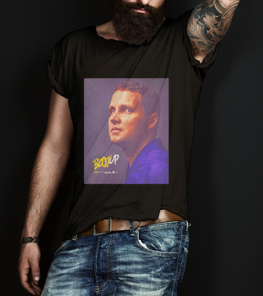 BOOT UP Will Wade LSU Nike Basketball Coach T-Shirt