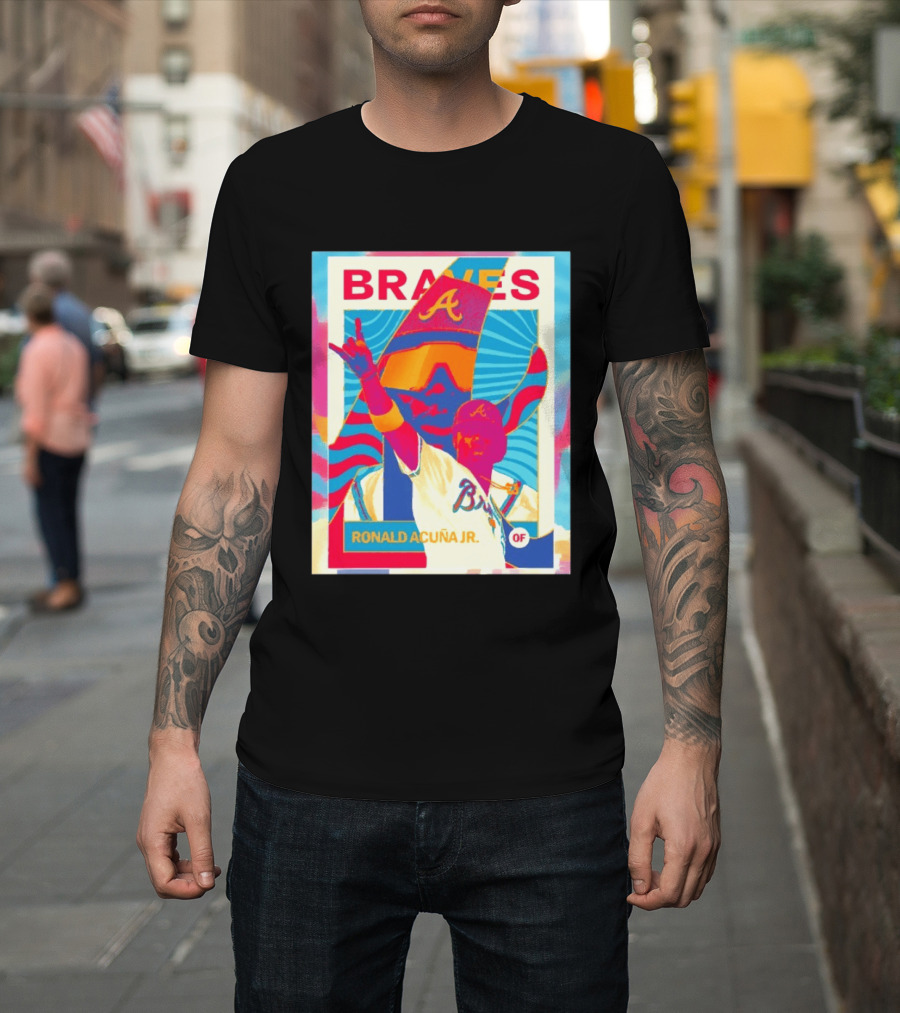 Ronald Acuña Jr OF Braves Atlanta Baseball T-Shirt