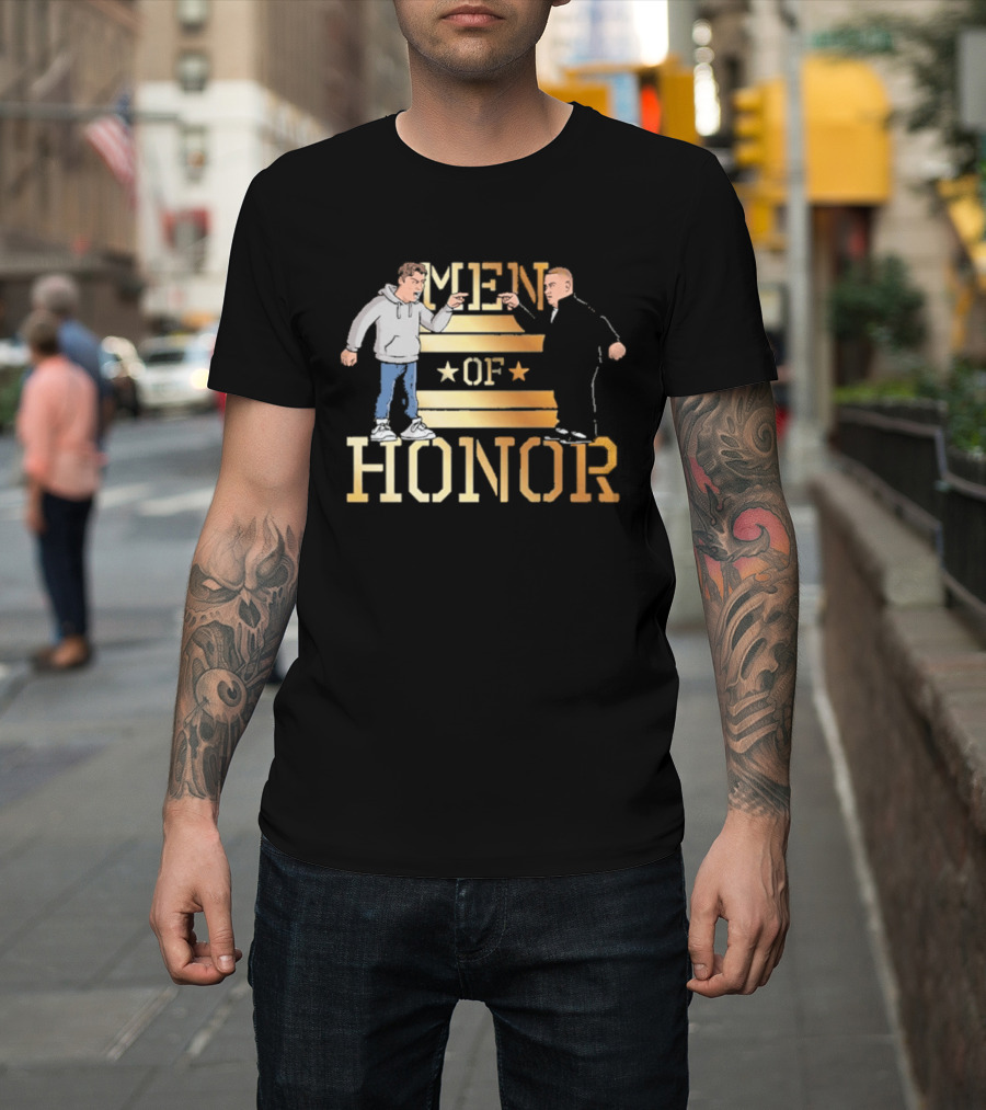 Men Of Honor Stars And Stripes Illustrations T-Shirt