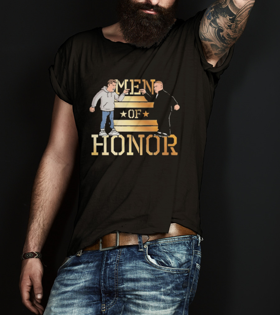 Men Of Honor Stars And Stripes Illustrations T-Shirt
