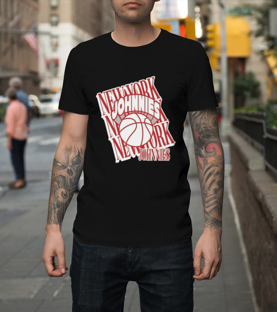New York Johnnies Basketball Team T-Shirt