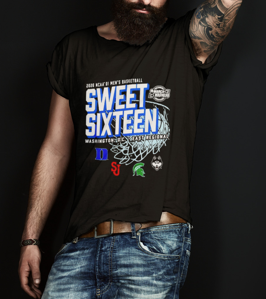2026 NCAA Men's Basketball Sweet Sixteen Washington DC East Regional March Madness T-Shirt