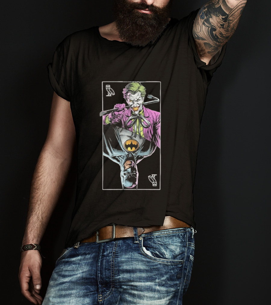 October's Very Own Batman Joker Collaboration Mirror Owls T-Shirt