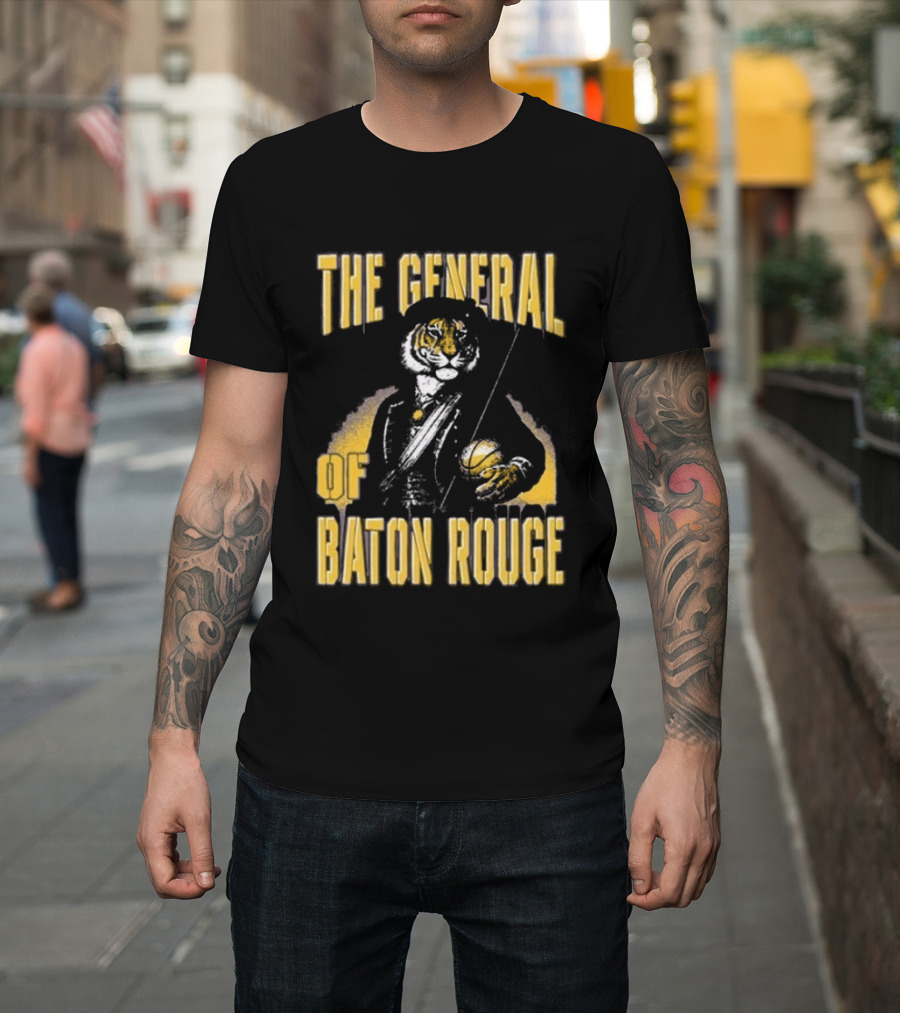 The General Of Baton Rouge Pocket Tiger Conductor Baton Rouge T-Shirt