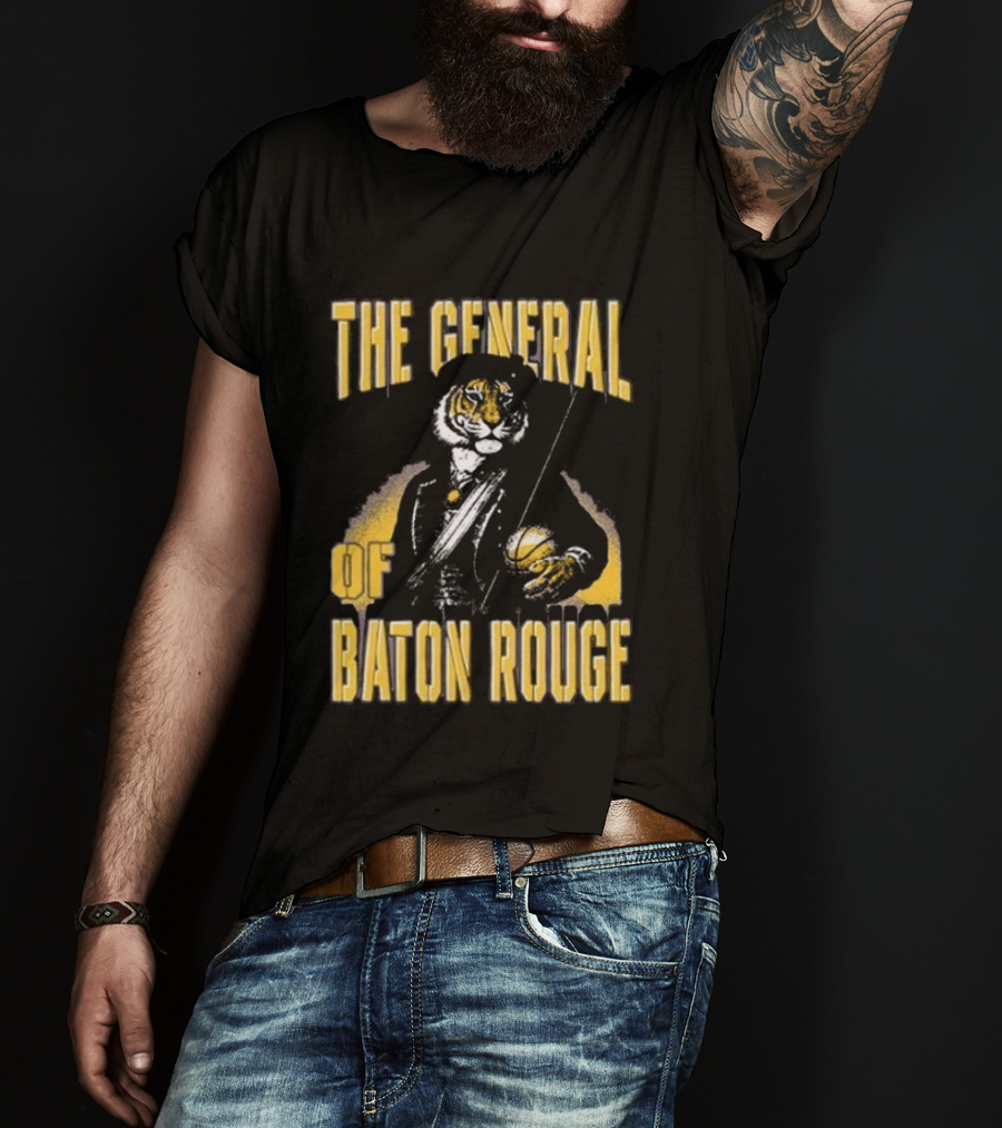 The General Of Baton Rouge Pocket Tiger Conductor Baton Rouge T-Shirt