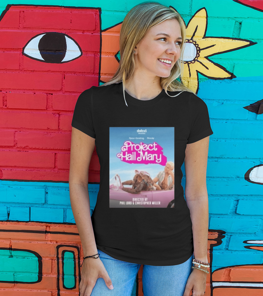Ryan Gosling Rocky Project Hail Mary Barbie Movie Mashup Directed By Phil Lord Christopher Miller T-Shirt