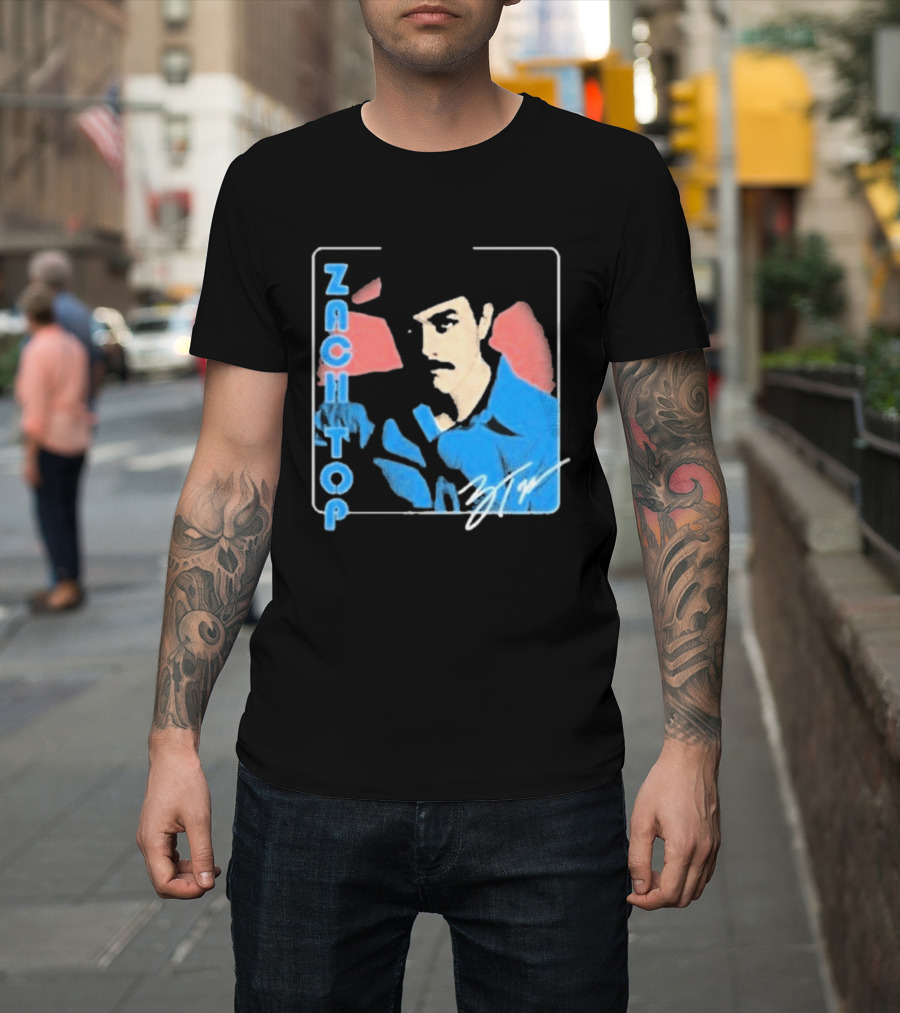 Zach Top ZTW Signature Blue And Red T-Shirt