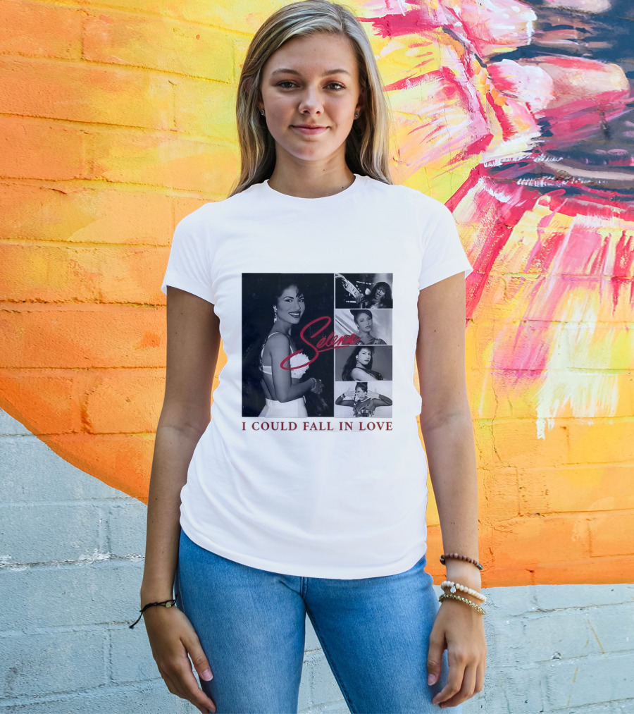 Selena Quintanilla I Could Fall In Love Photomontage T-Shirt