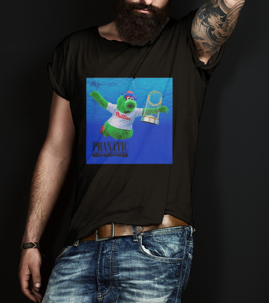 Phanatic Nevermind Phillies World Series Trophy T-Shirt