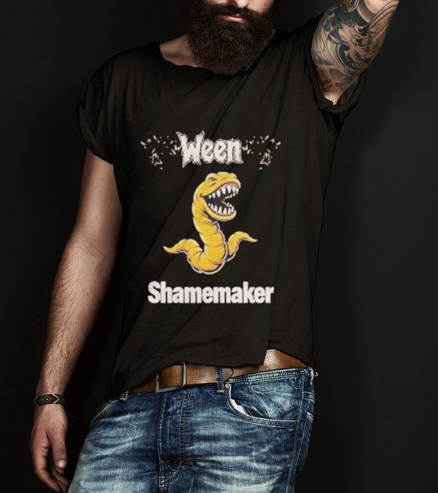 Ween Shamemaker Yellow Snake Teeth T-Shirt