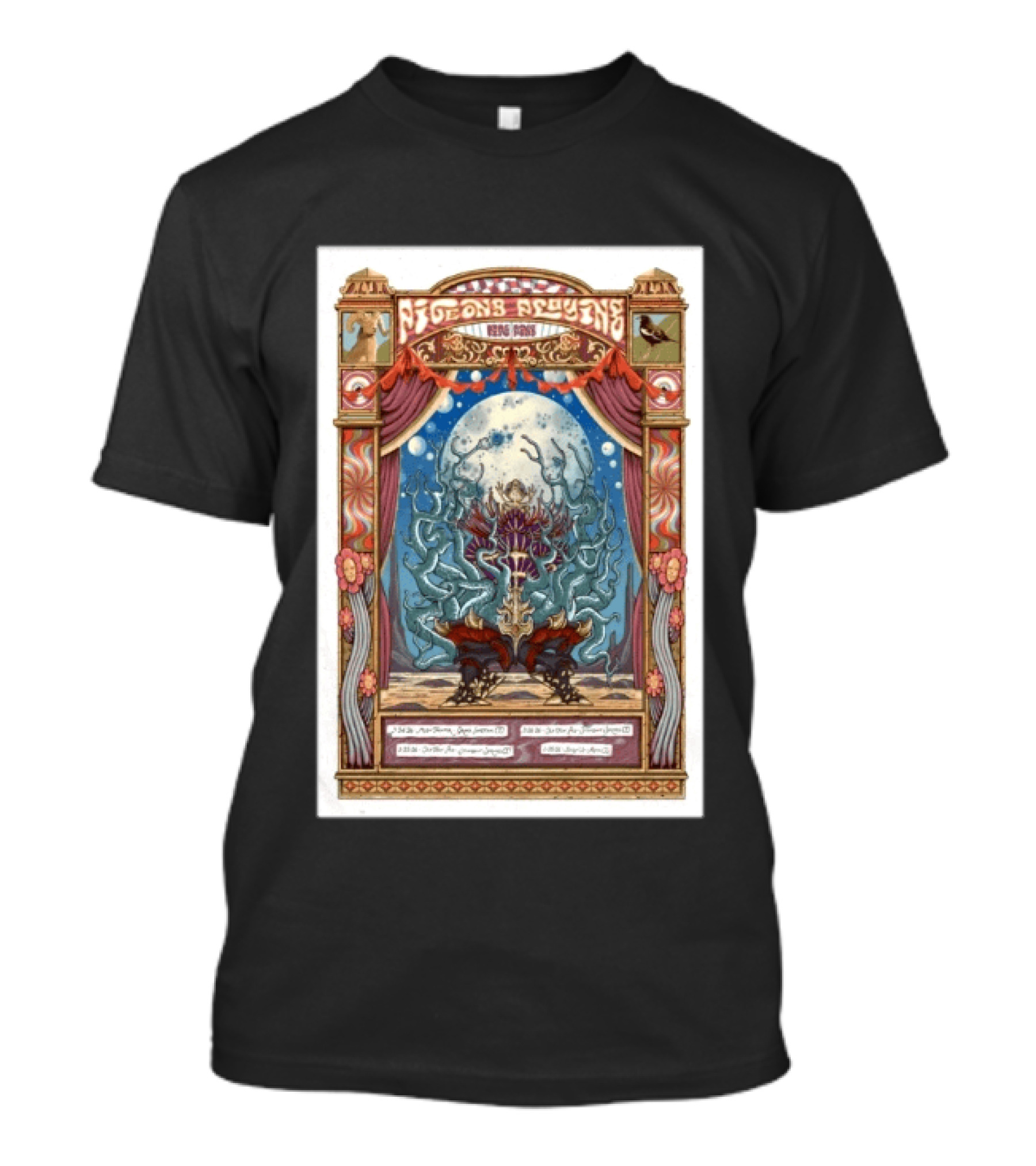 Pigeons Playing Ping Pong Concert March 2026 Grand Junction CO Event T-Shirt