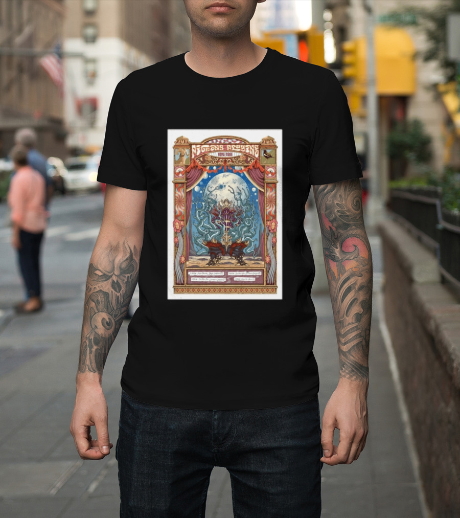 Pigeons Playing Ping Pong Concert March 2026 Grand Junction CO Event T-Shirt