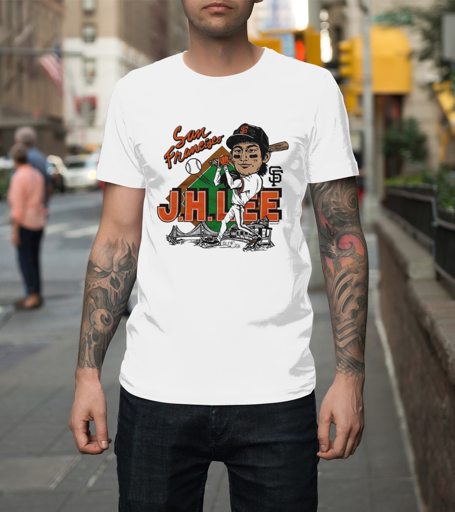 San Francisco Giants J.H. Lee Caricature T-Shirt