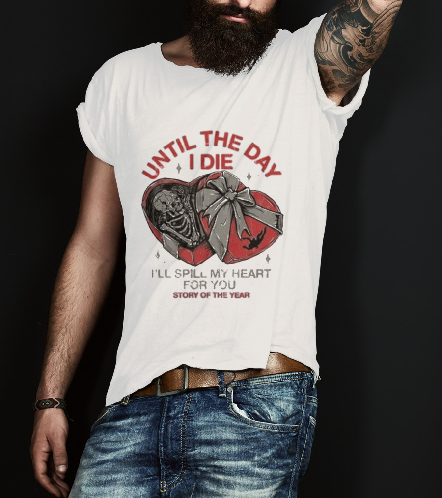 Story Of The Year Until The Day I Die Heart Box I'll Spill My Heart For You T-Shirt