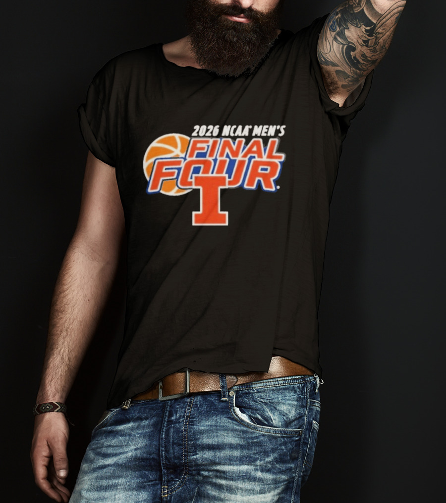 2026 NCAA Men's Final Four Illinois Fighting Illini T-Shirt