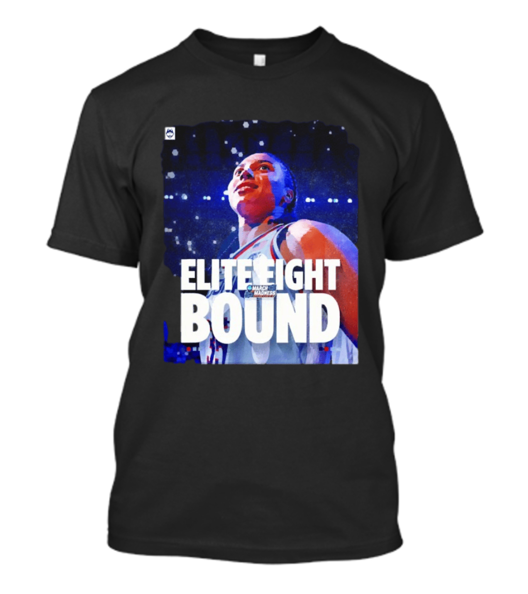 UConn Huskies Azzi Fudd March Madness Elite Eight Bound T-Shirt