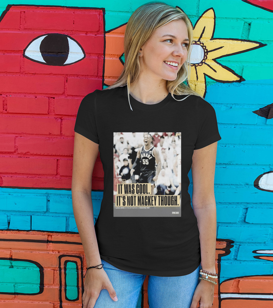 Purdue Basketball Lance Jones It Was Cool It's Not Mackey Though T-Shirt