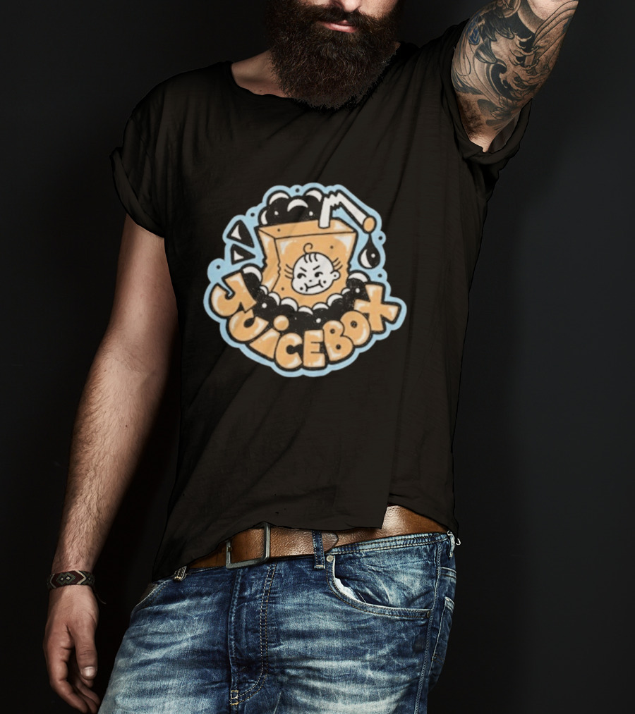 New Juicebox Bold Retro Cartoon Baby Face T-Shirt