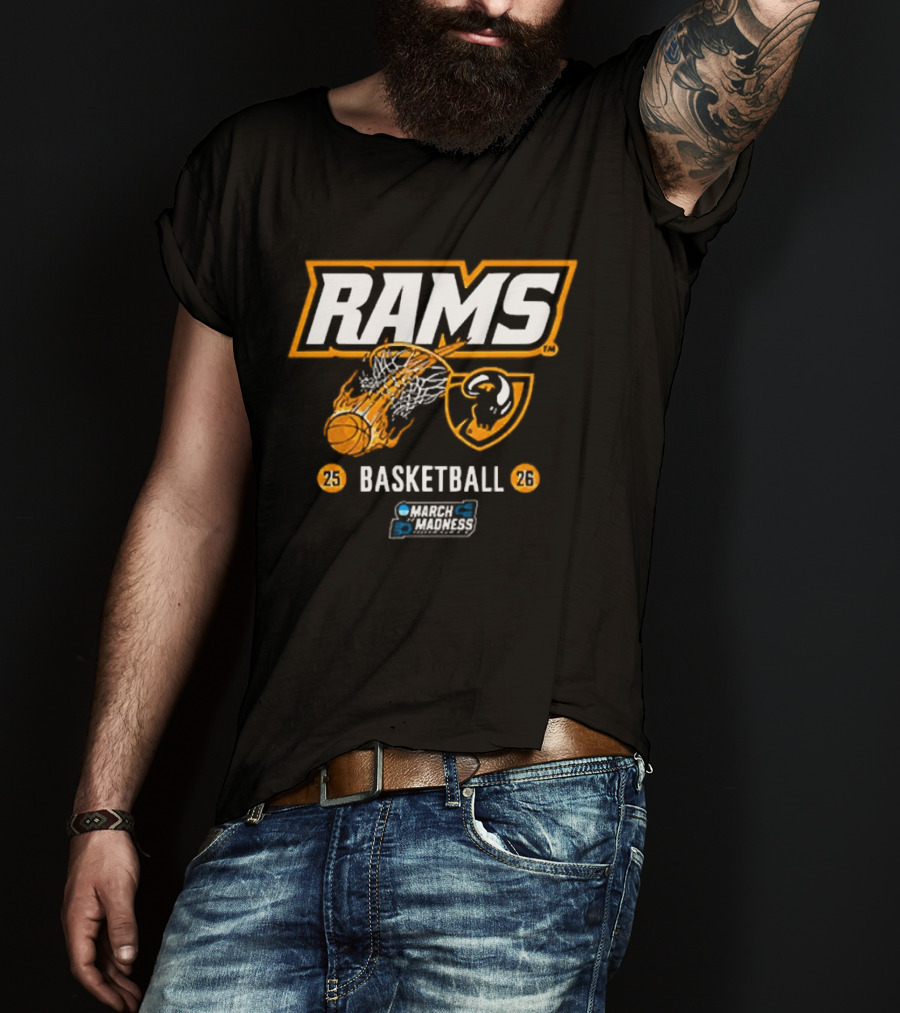 Rams Basketball VCU 2026 March Madness T-Shirt