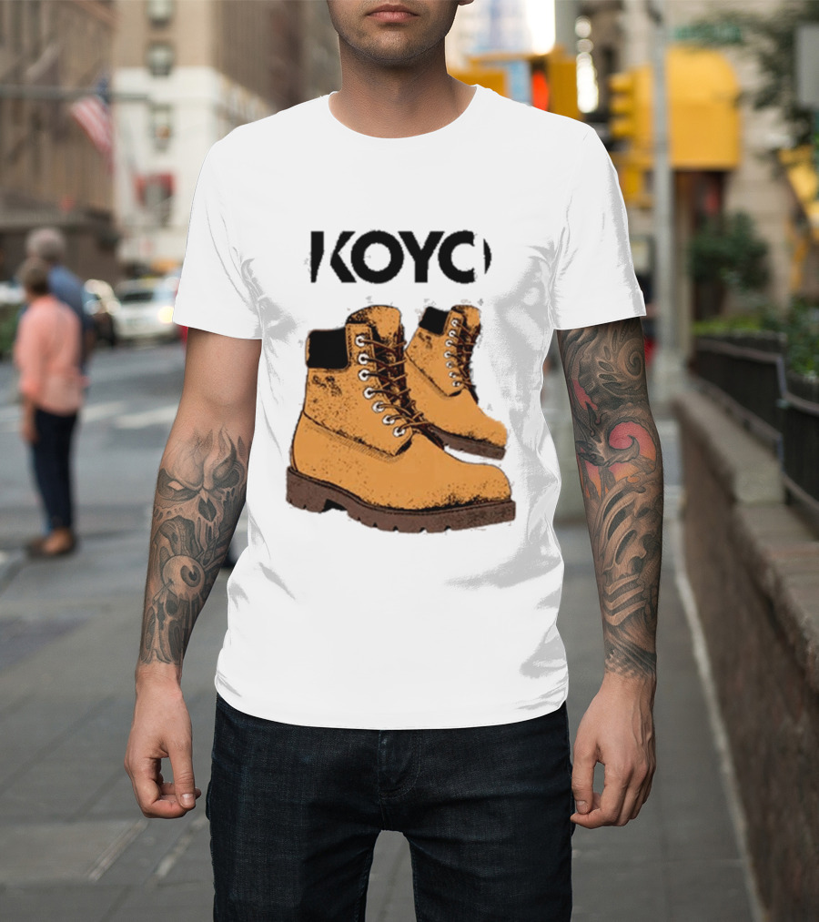 Koyo Timberland Style Boots T-Shirt