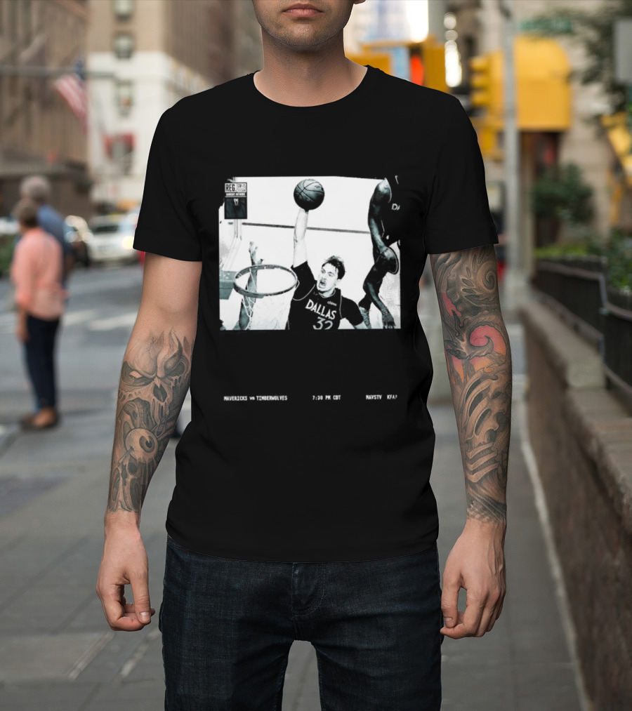 Cooper Flagg Dallas Mavericks No Howl Just Work Hoops Dunk T-Shirt