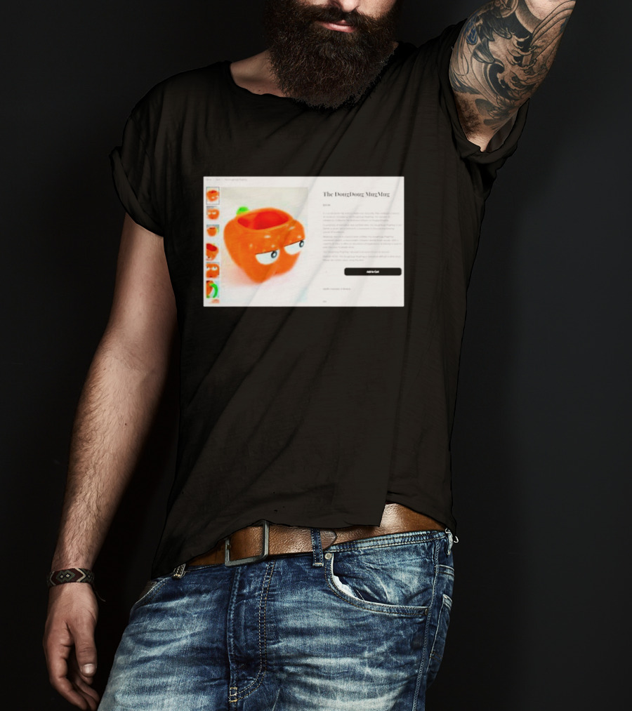 I Hate The Dougdoug Mugmug Orange Pumpkin Face T-Shirt