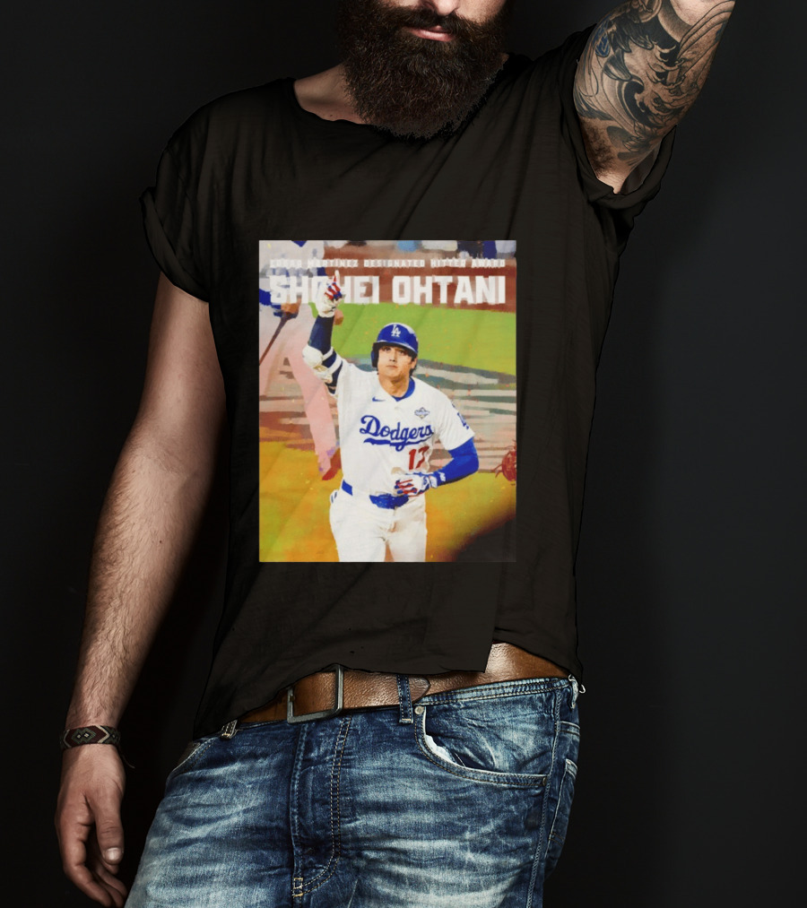 Edgar Martínez Designated Hitter Award Shohei Ohtani Los Angeles Dodgers T-Shirt