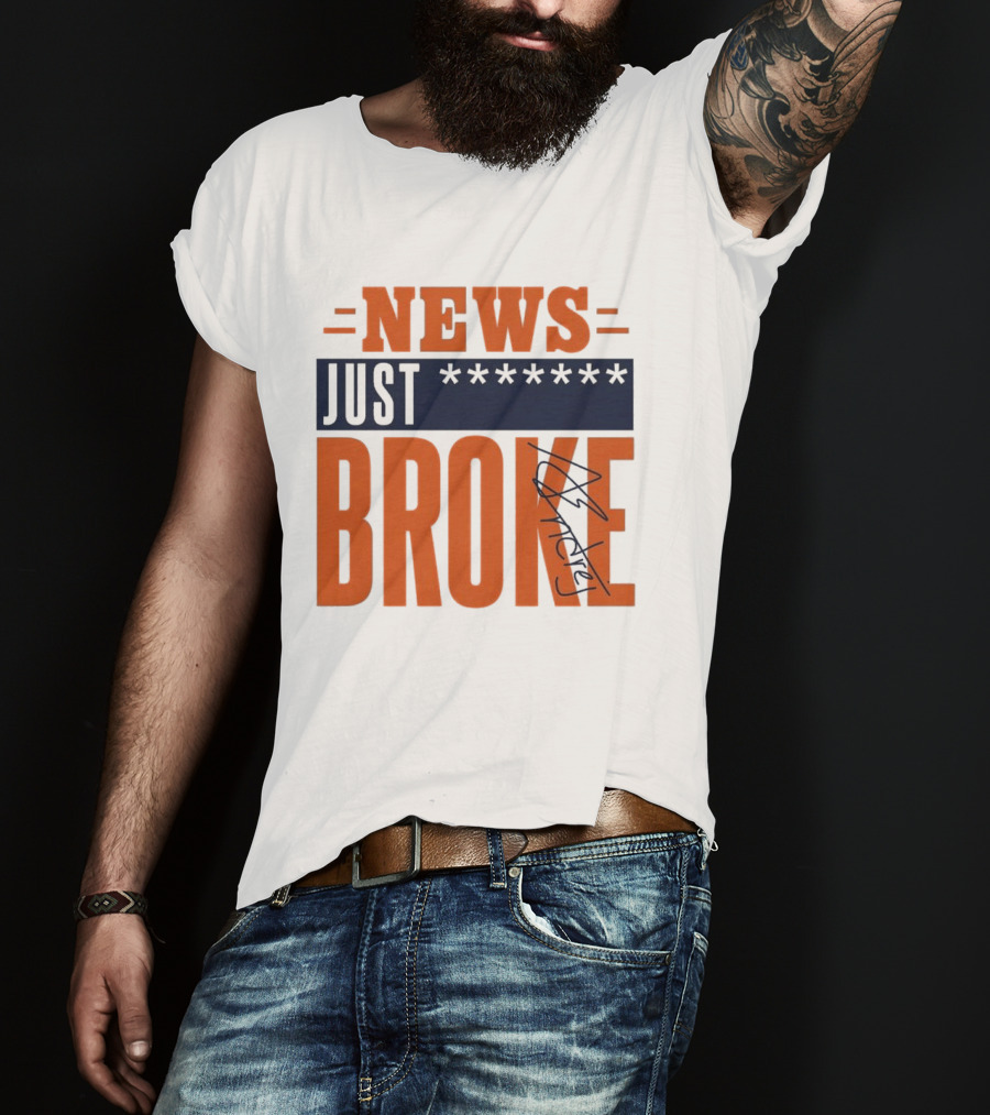 Andrej Stojakovic News Just Broke Illinois Fighting Illini T-Shirt