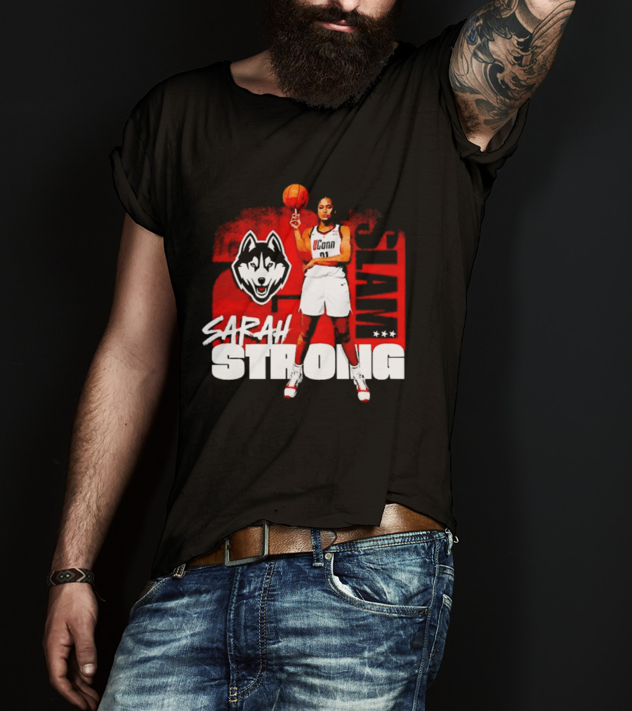 UConn Huskies SLAM Sarah Strong No 21 Women's Basketball T-Shirt