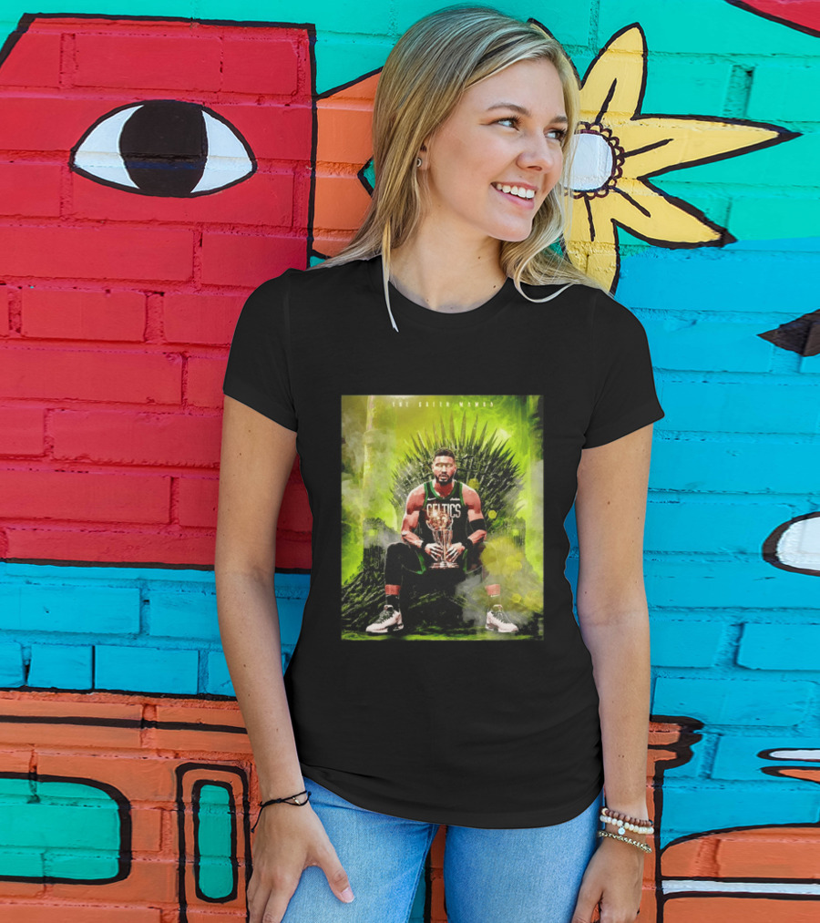 Jayson Tatum Boston Celtics The Green Mamba Iron Throne NBA Player T-Shirt
