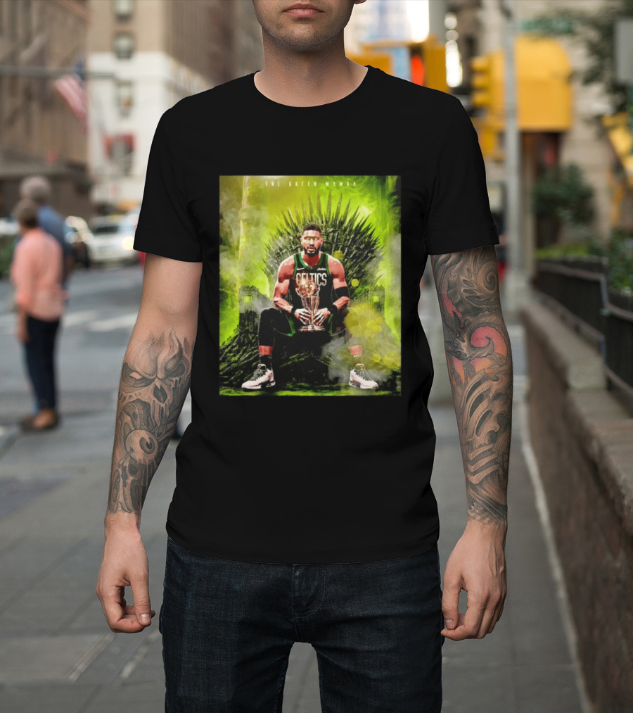 Jayson Tatum Boston Celtics The Green Mamba Iron Throne NBA Player T-Shirt