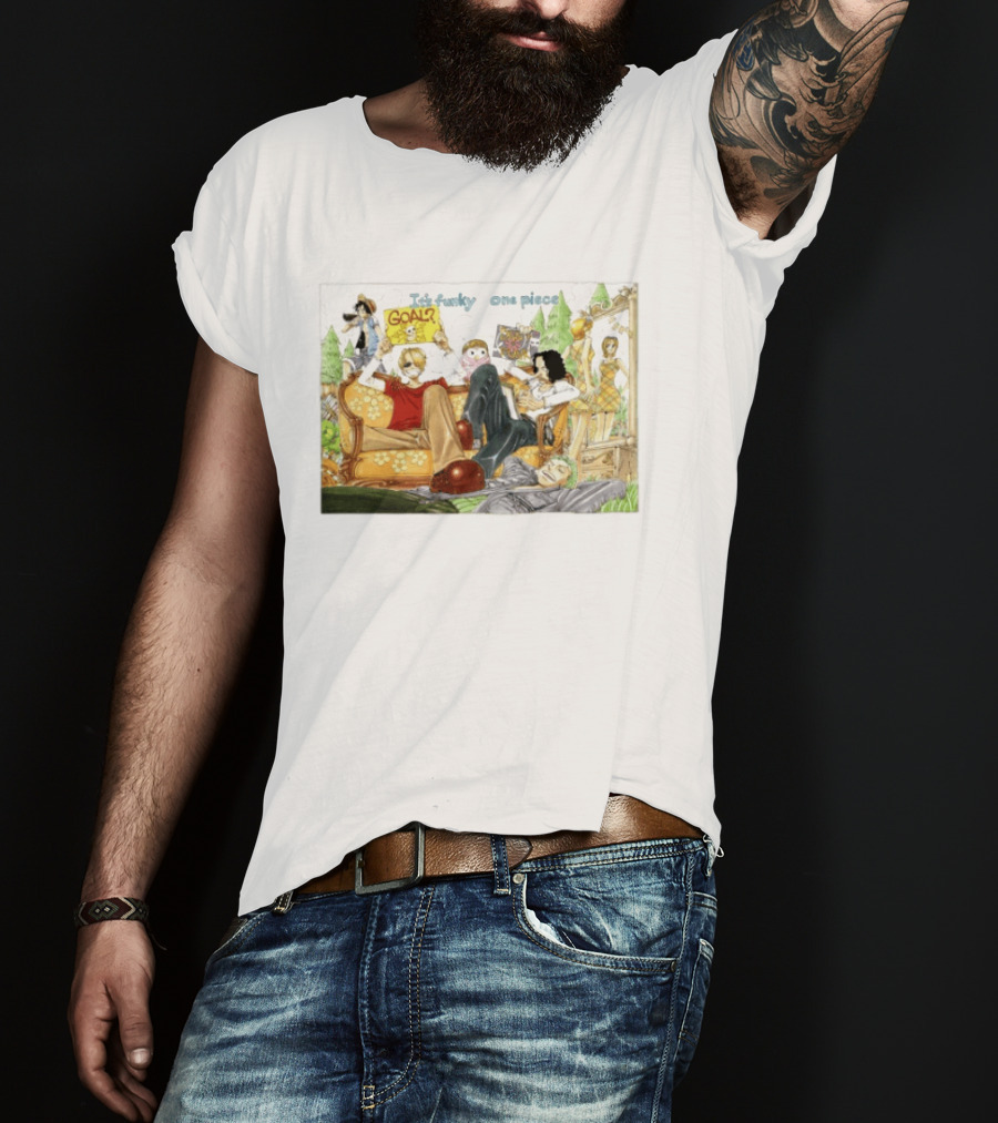 It's Funky One Piece Anime Crew And Goal Adventure T-Shirt