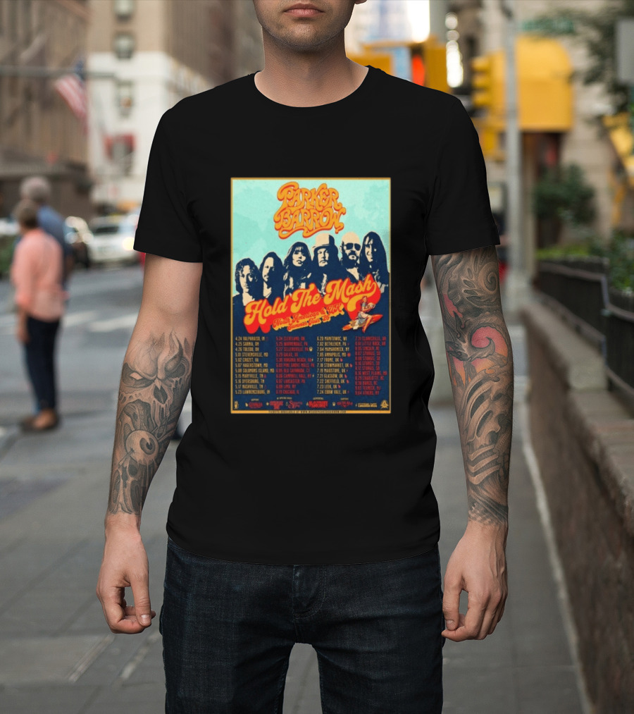 Parker Barrow Hold The Mash North American UK Summer Tour 2023 T-Shirt