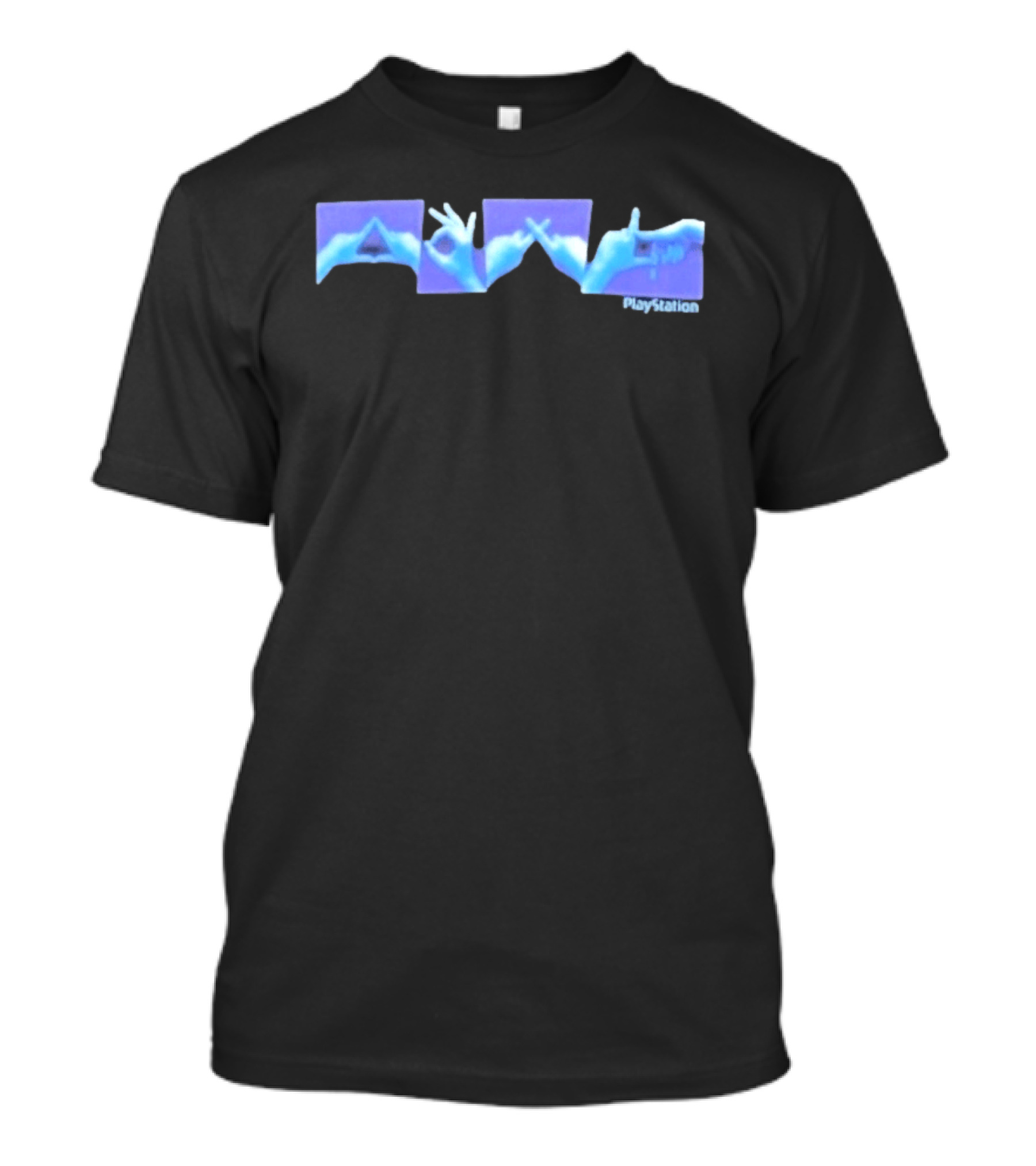 PlayStation Controller Button Hand Gestures T-Shirt