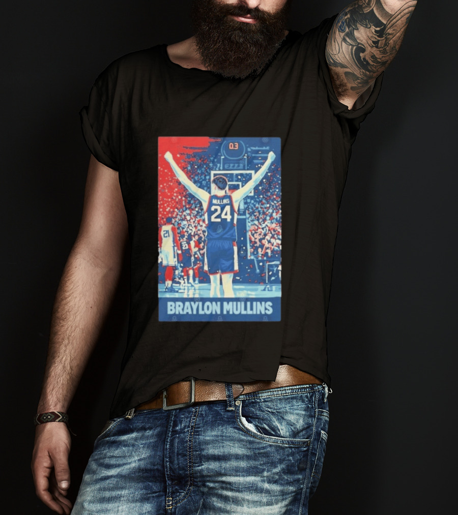 Braylon Mullins 0.3 Uconn Basketball Game Winning Moment T-Shirt