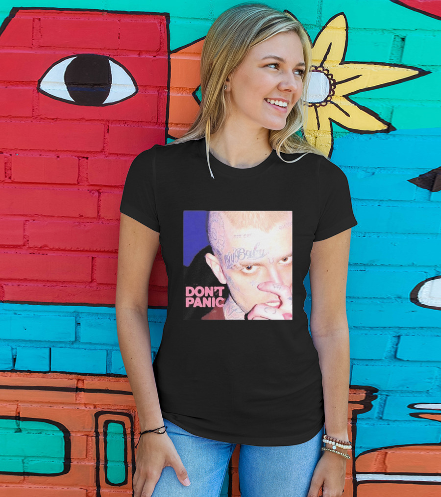 Lil Peep Don't Panic Single Cover Tattoo T-Shirt