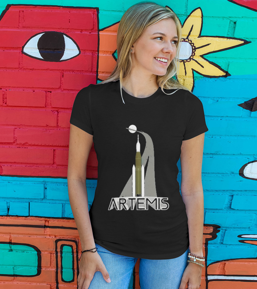 Nasa Artemis II Rocket Launch Space Exploration Mission T-Shirt