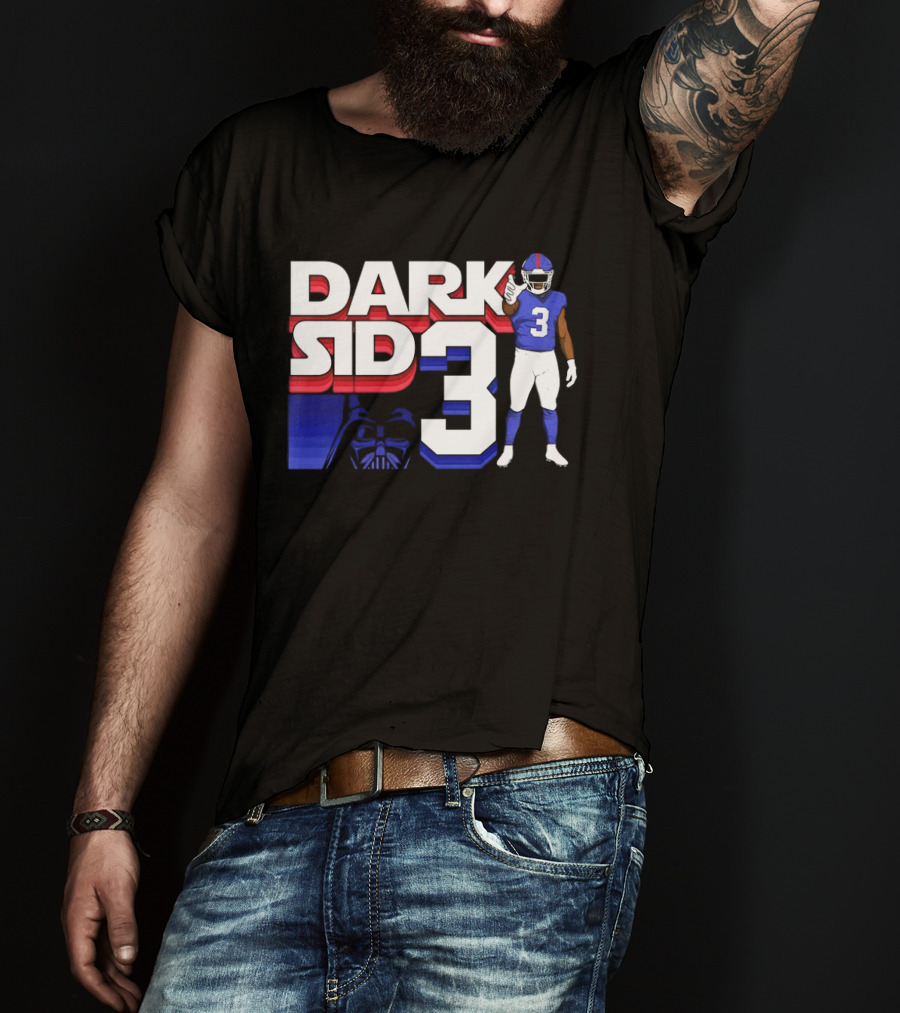 Dark Sid3 New York Giants Football Darth Vader T-Shirt