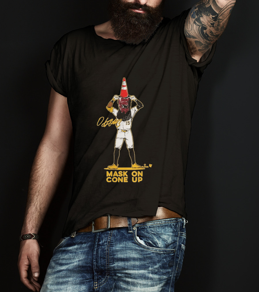 Oneil Cruz Mask On Cone Up Baseball 15 T-Shirt