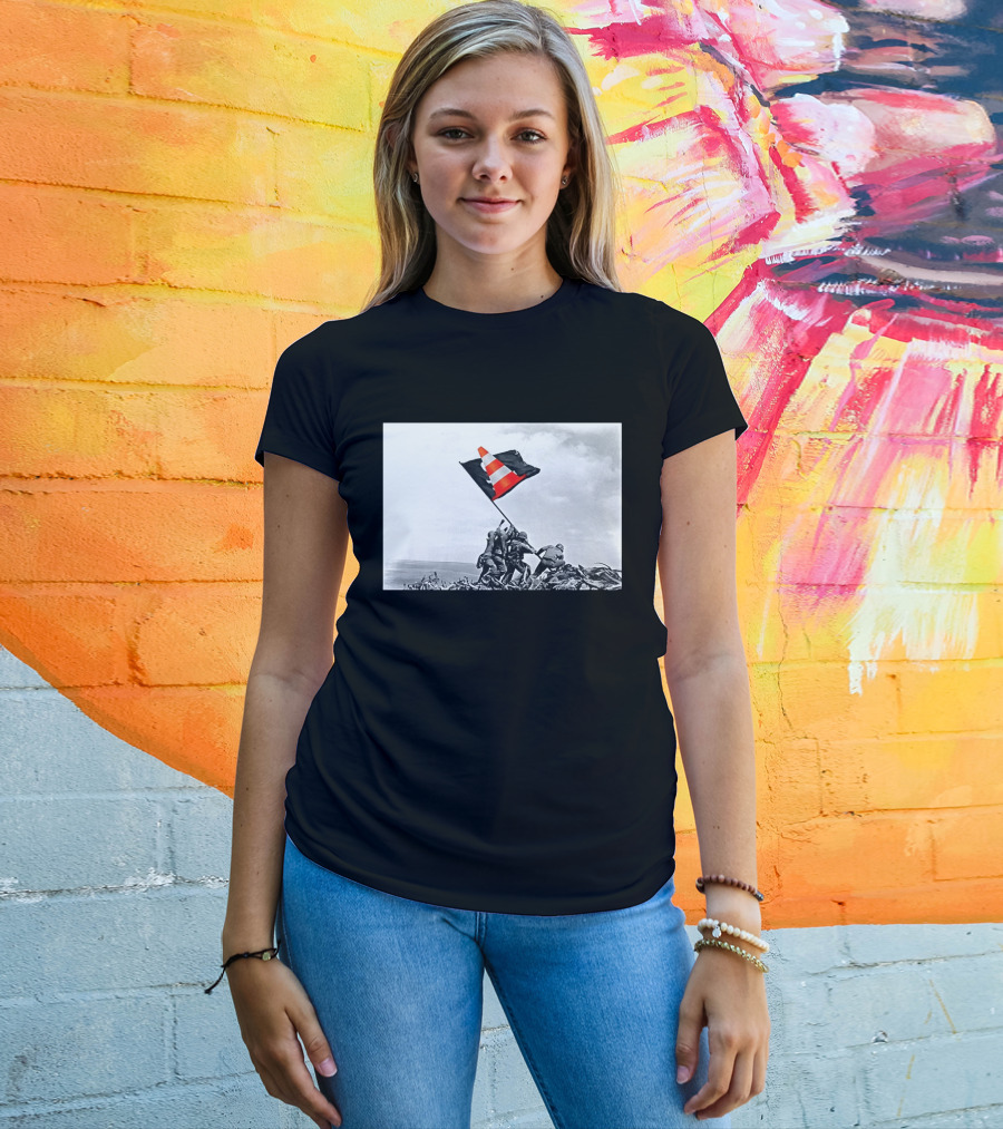 Pittsburgh Pirates Win Their First Series Traffic Cone Flag T-Shirt