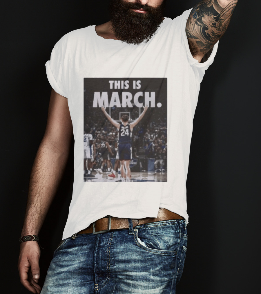 This Is March Braylon Mullins The Shot Uconn Clutch Basketball Moment T-Shirt