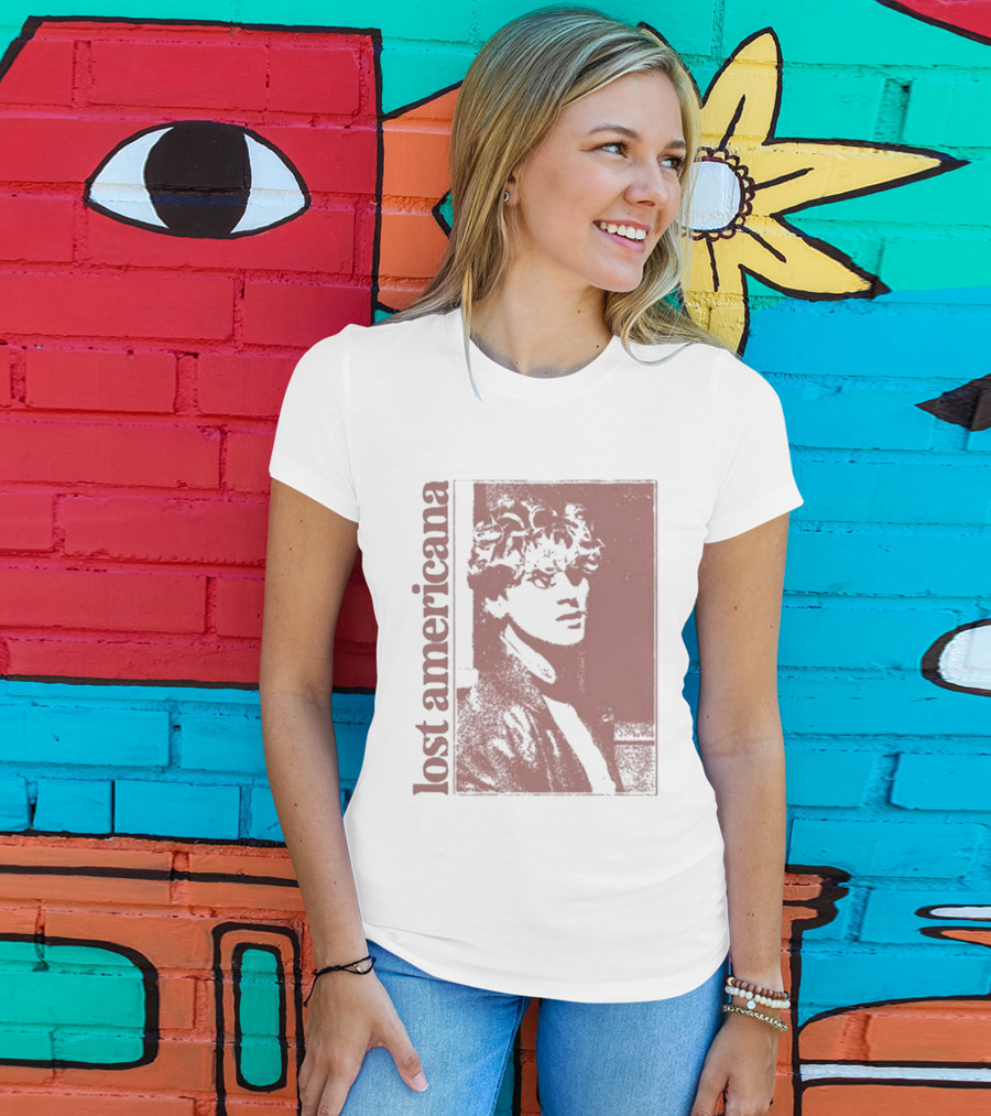 Lost Americana Mgk Retro Style Image T-Shirt