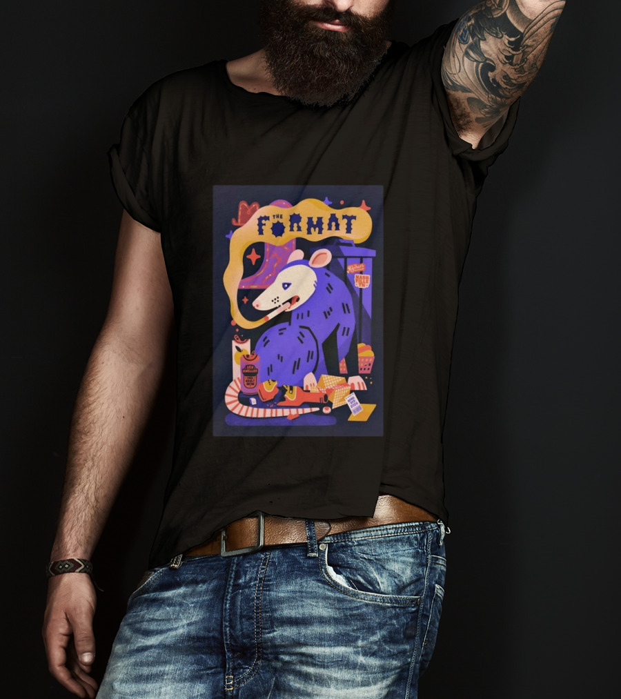The Format Ryman Auditorium Nashville TN April 3 2026 Art With Possum And Stars T-Shirt