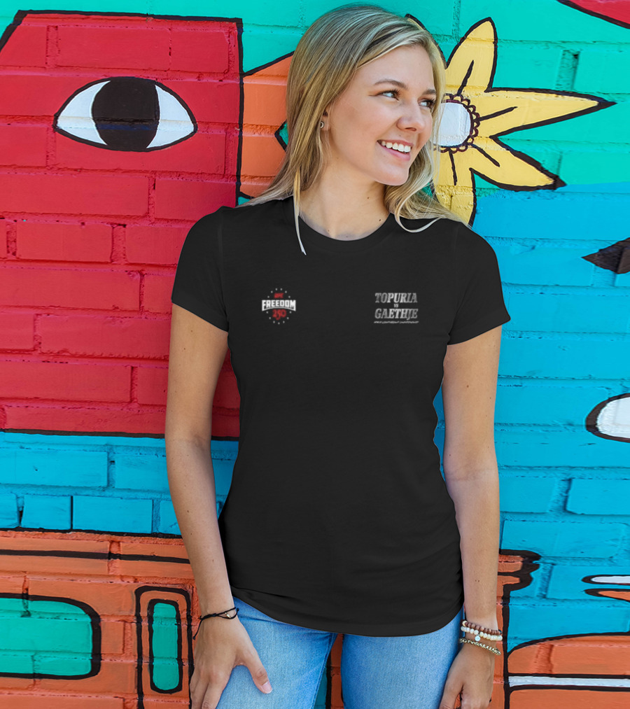 UFC Freedom 250 Topuria Vs Gaethje Event July 16 Las Vegas T-Shirt