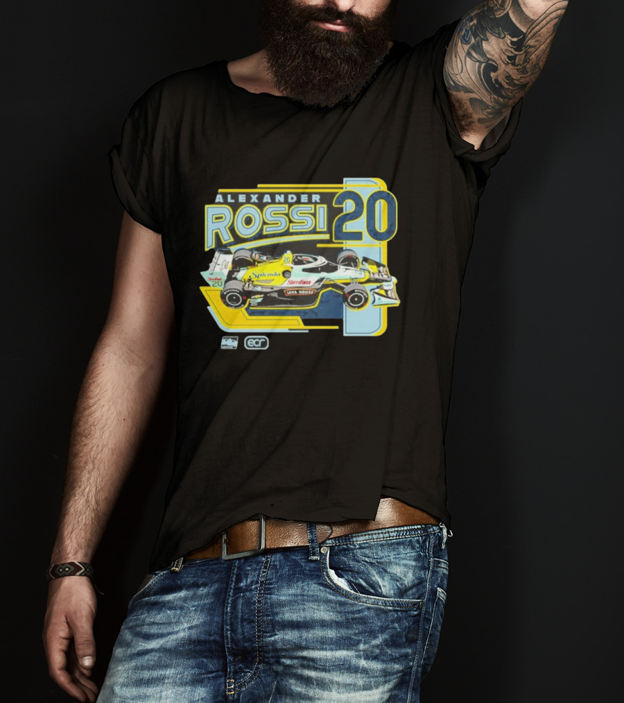 Alexander Rossi 2026 Splenda Sunfast Lava House Car ECR Racing 20 T-Shirt