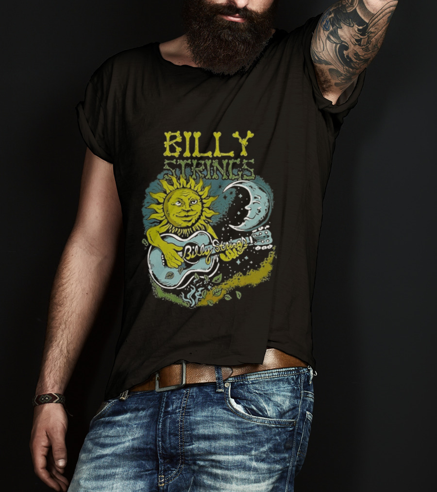 Billy Strings Sun And Moon Guitar T-Shirt